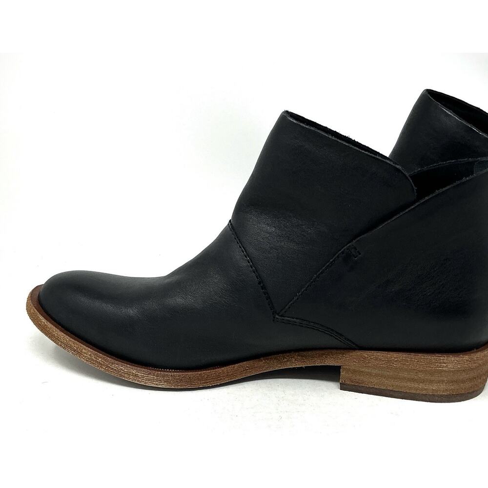 Kork Ease Ryder Black Leather Ankle Bootie Zip Boots Size 7 NEW - Picture 9 of 11
